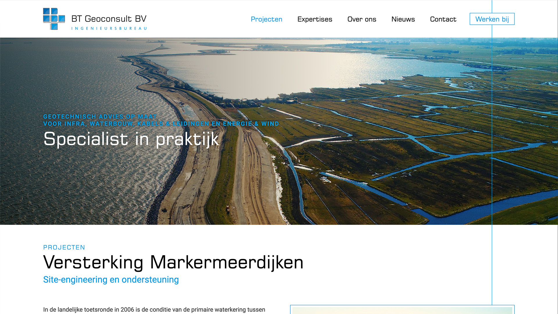 Website voor BT Geoconsult / 4