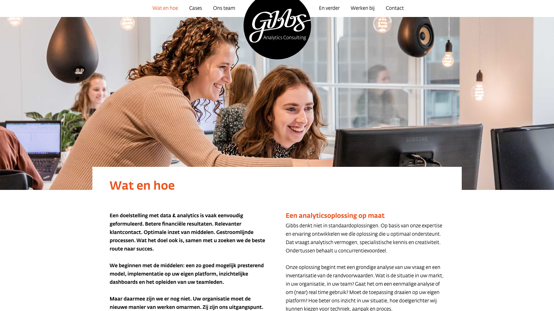 Website voor Gibbs / 2