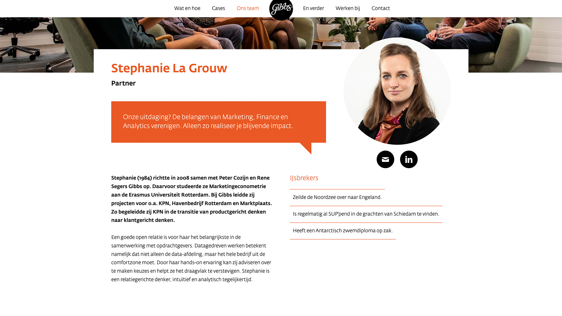 Website voor Gibbs / 6