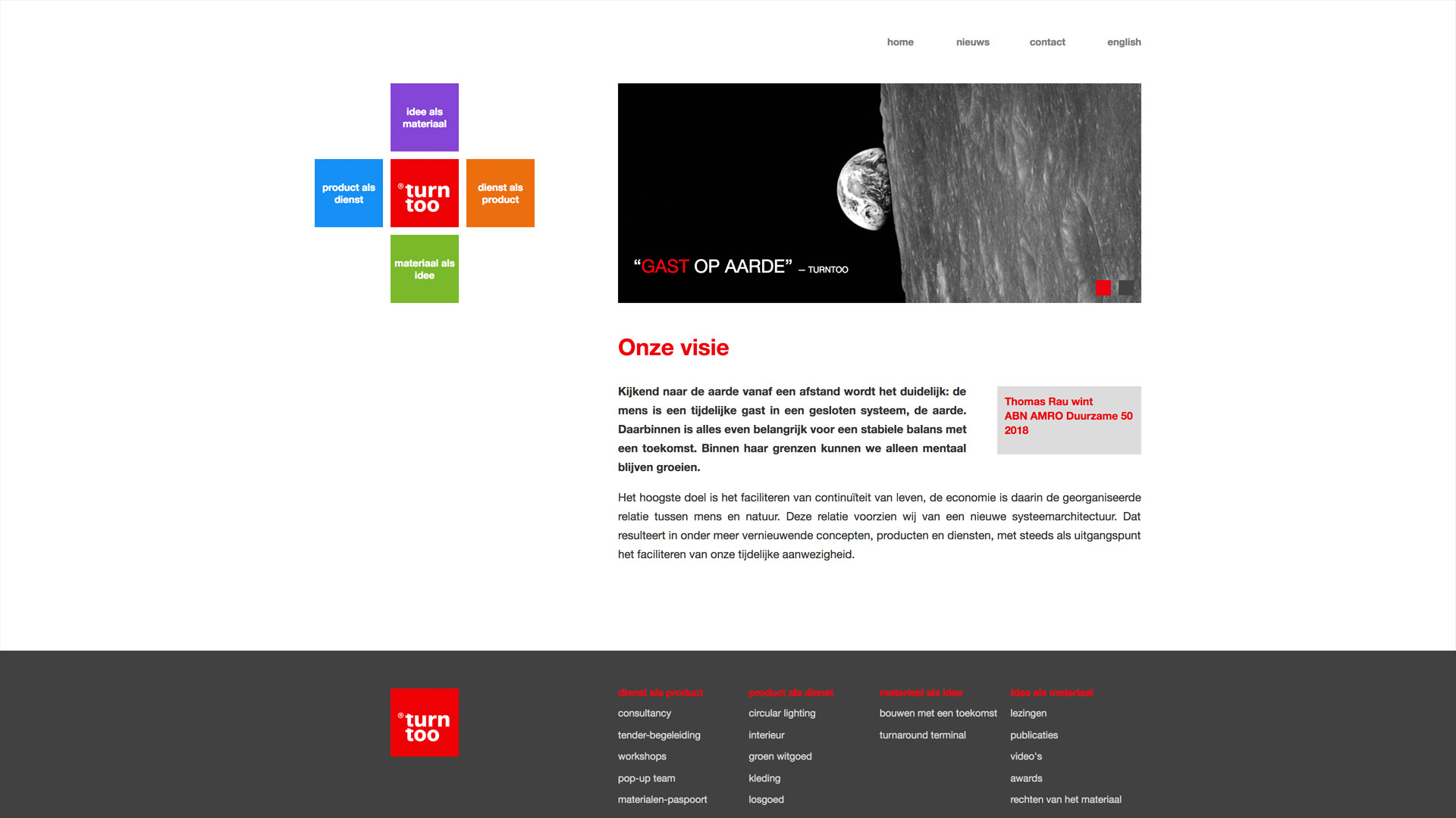 Website voor Turntoo / 1