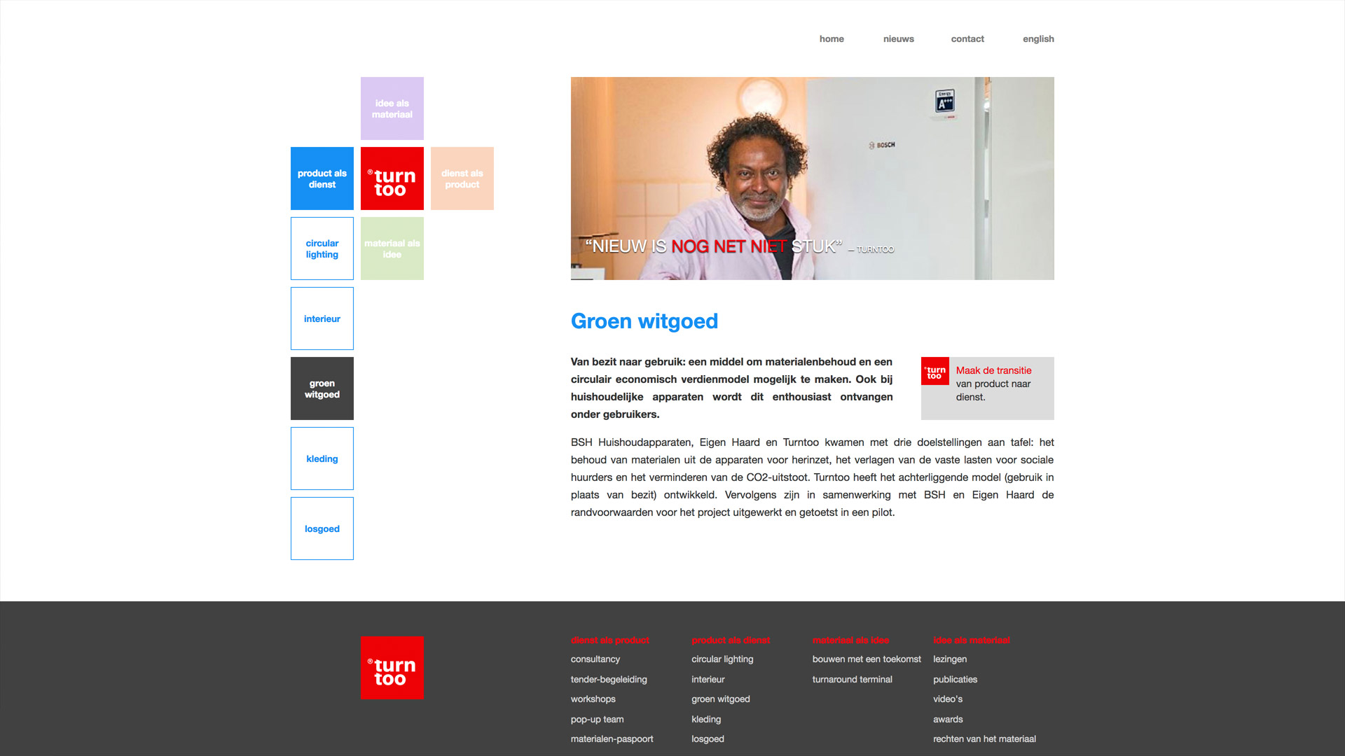 Website voor Turntoo / 3